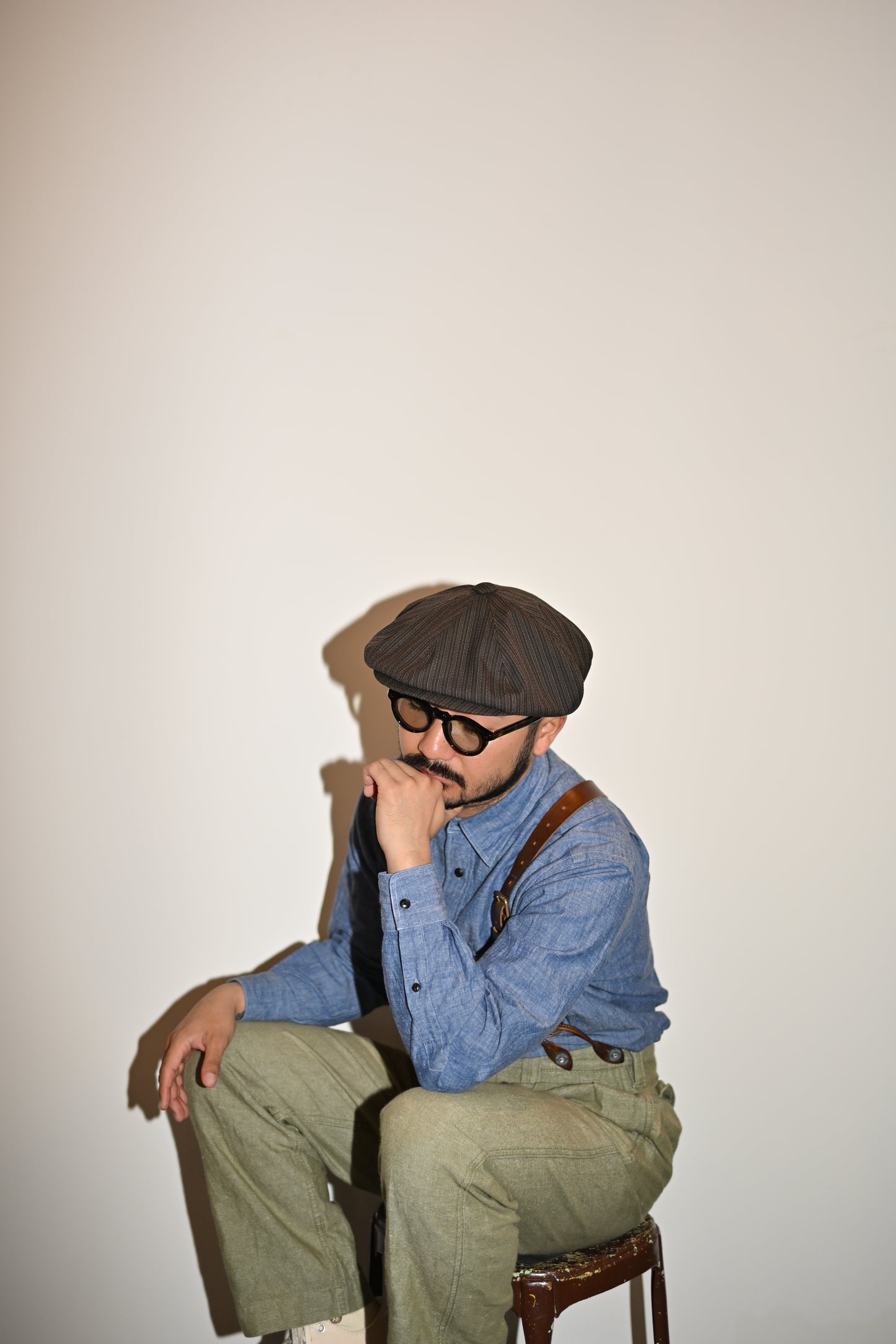 Worker wool casquette