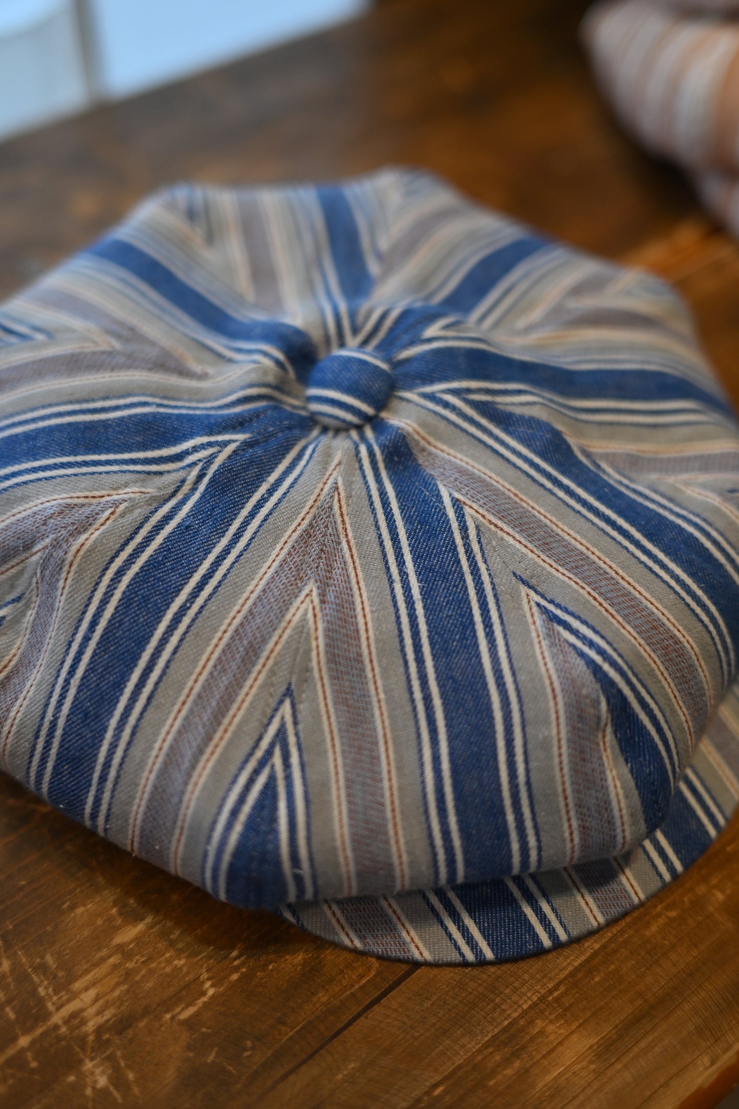 Worker linen casquette