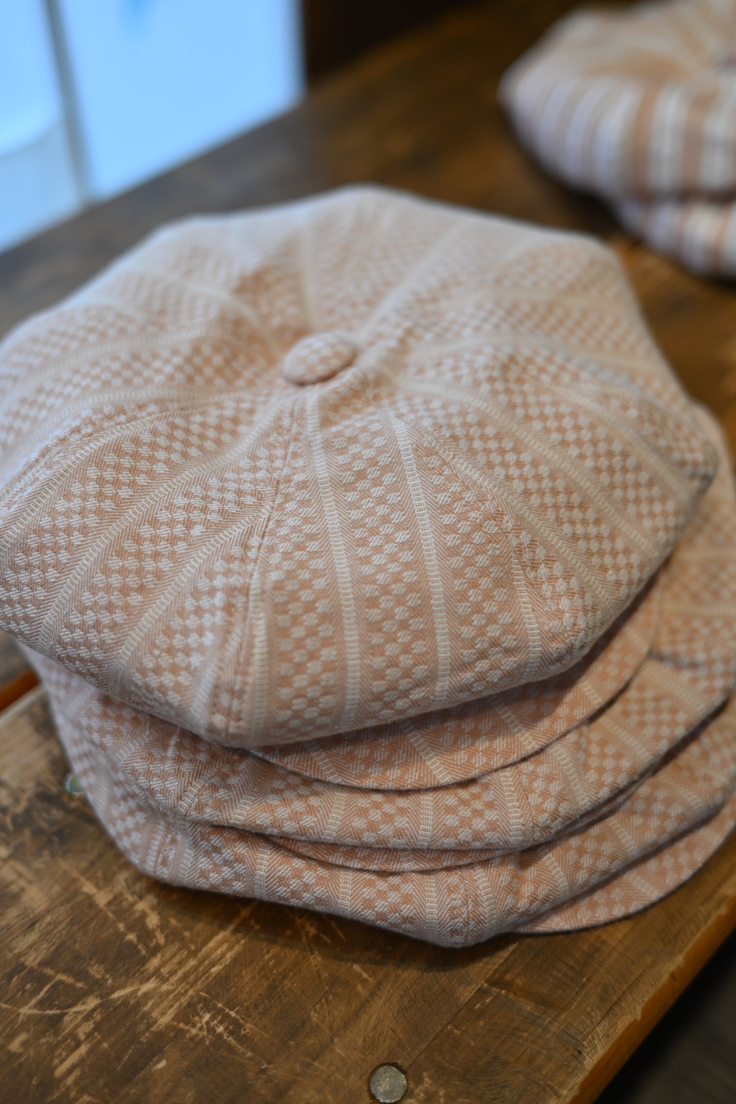 Worker linen casquette