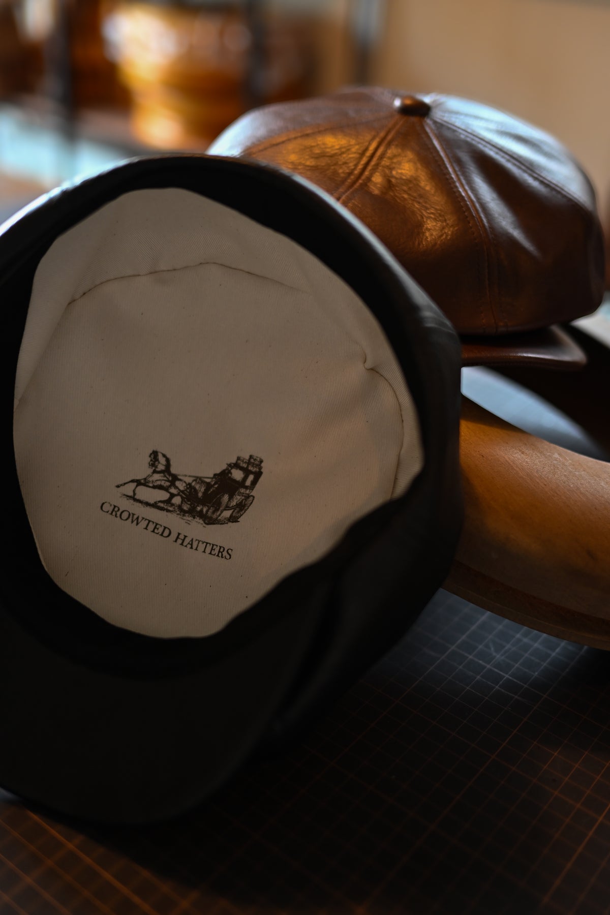 Worker Leather Casquette