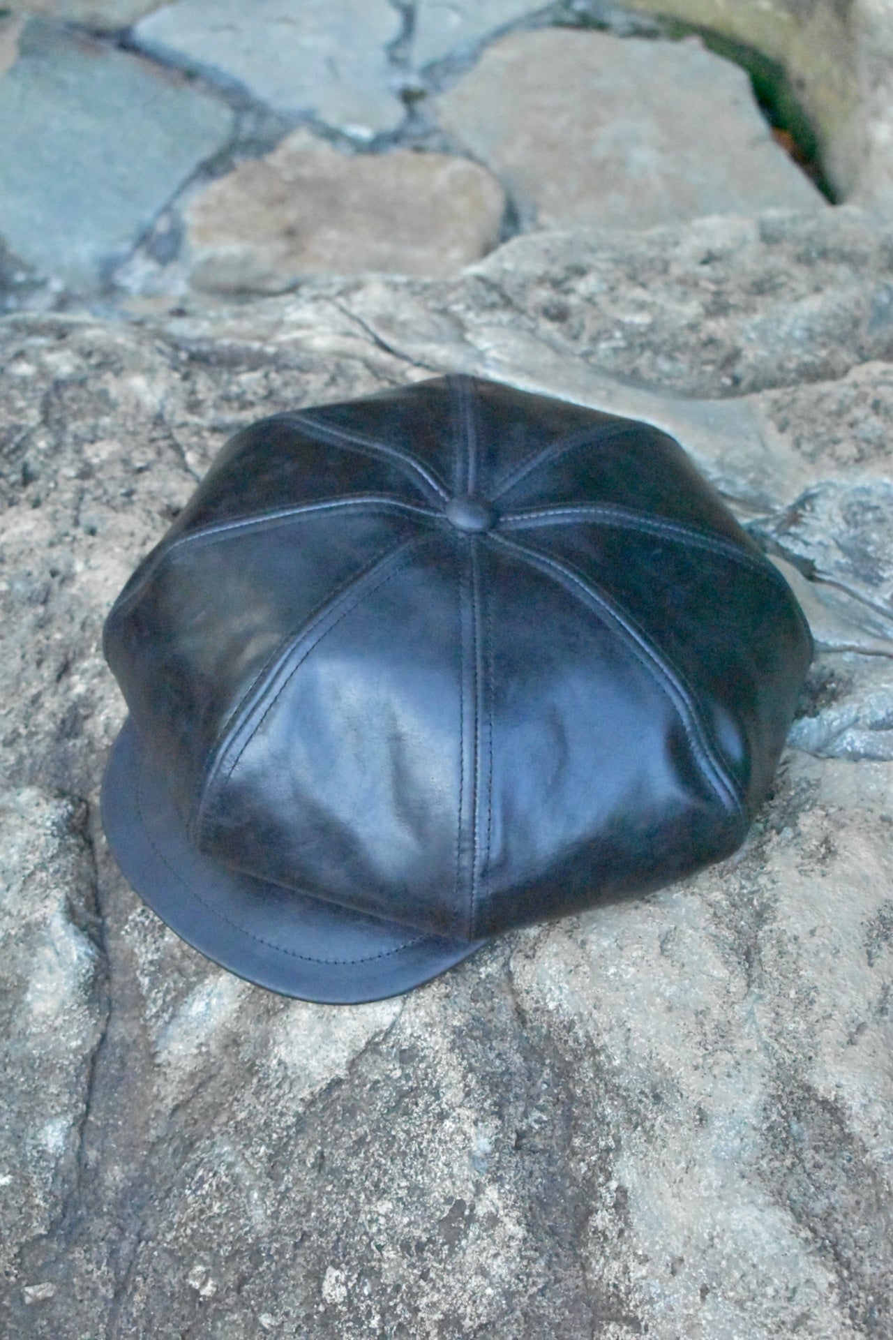 Worker Leather Casquette