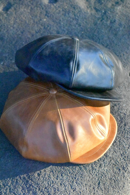 Worker Leather Casquette