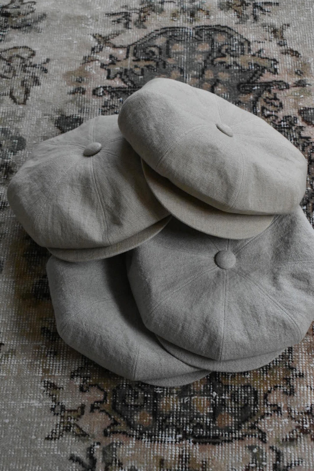 Worker linen casquette