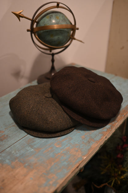 Worker tweed casquette