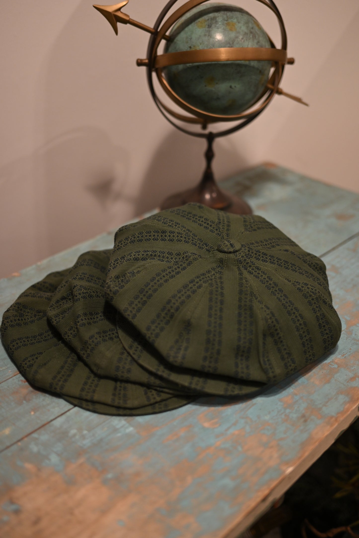 Worker linen casquette