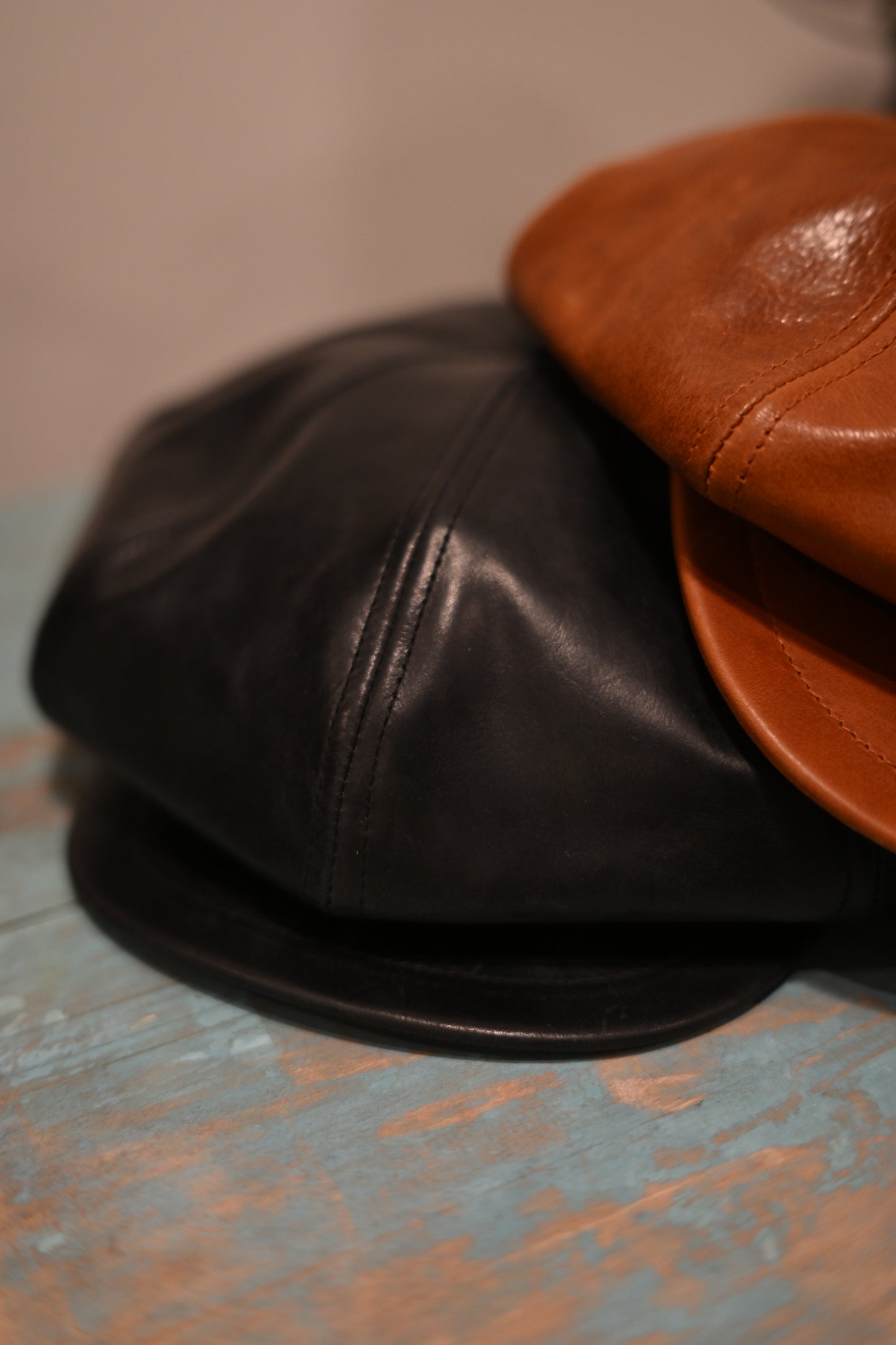 Worker Leather Casquette