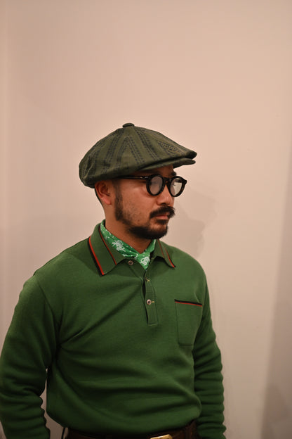 Worker linen casquette