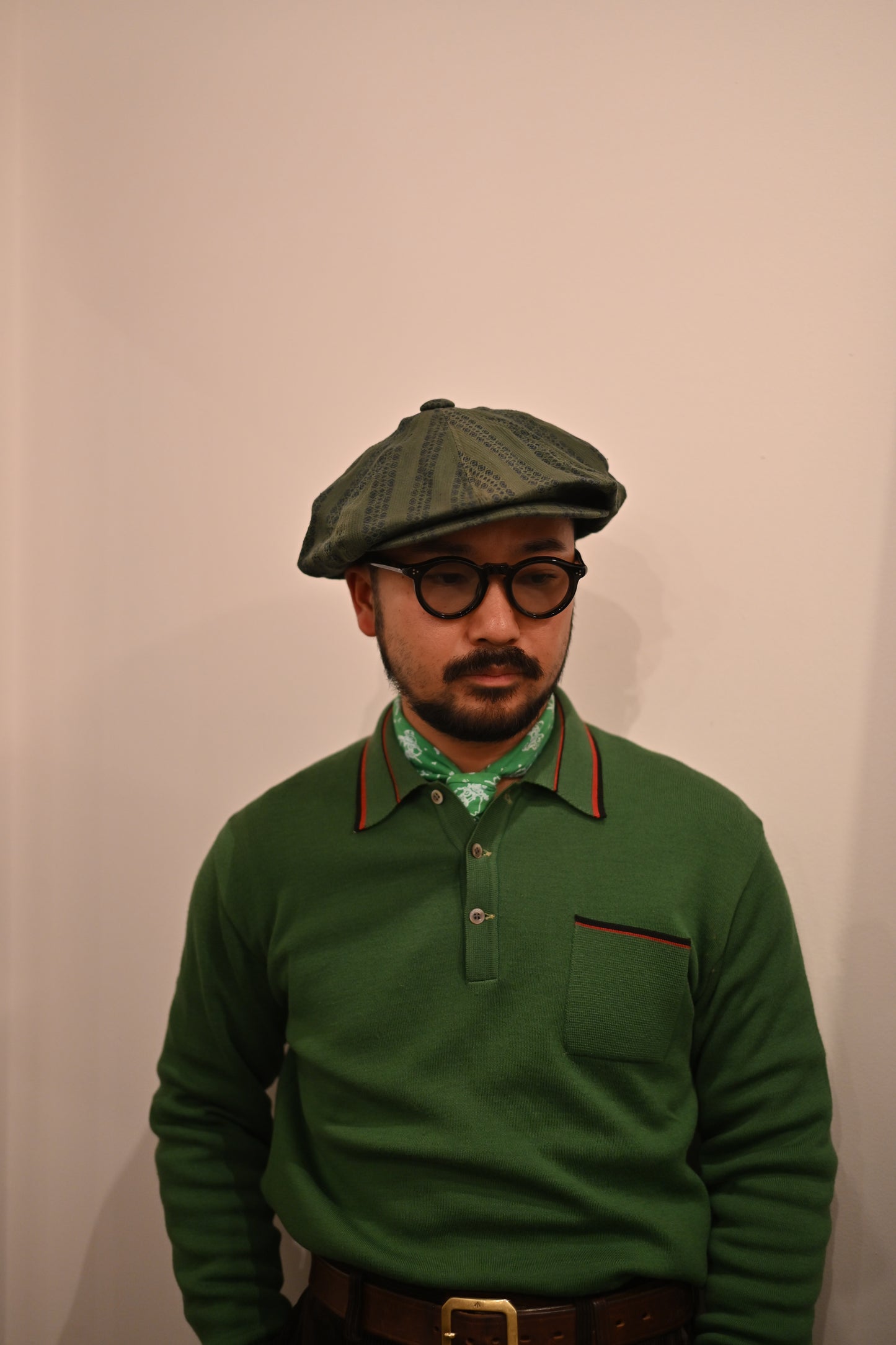 Worker linen casquette