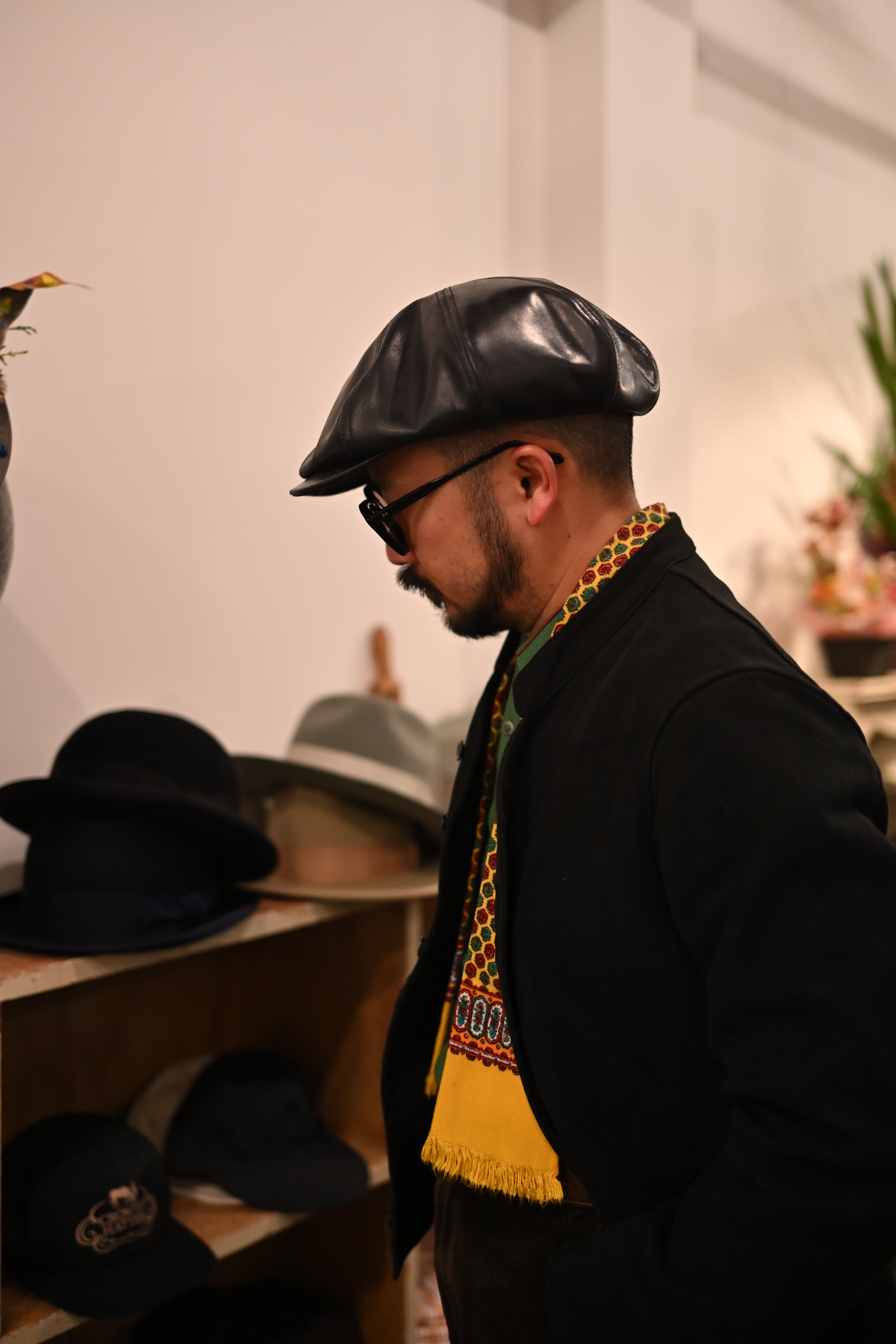 Worker Leather Casquette – CROWTED HATTERS