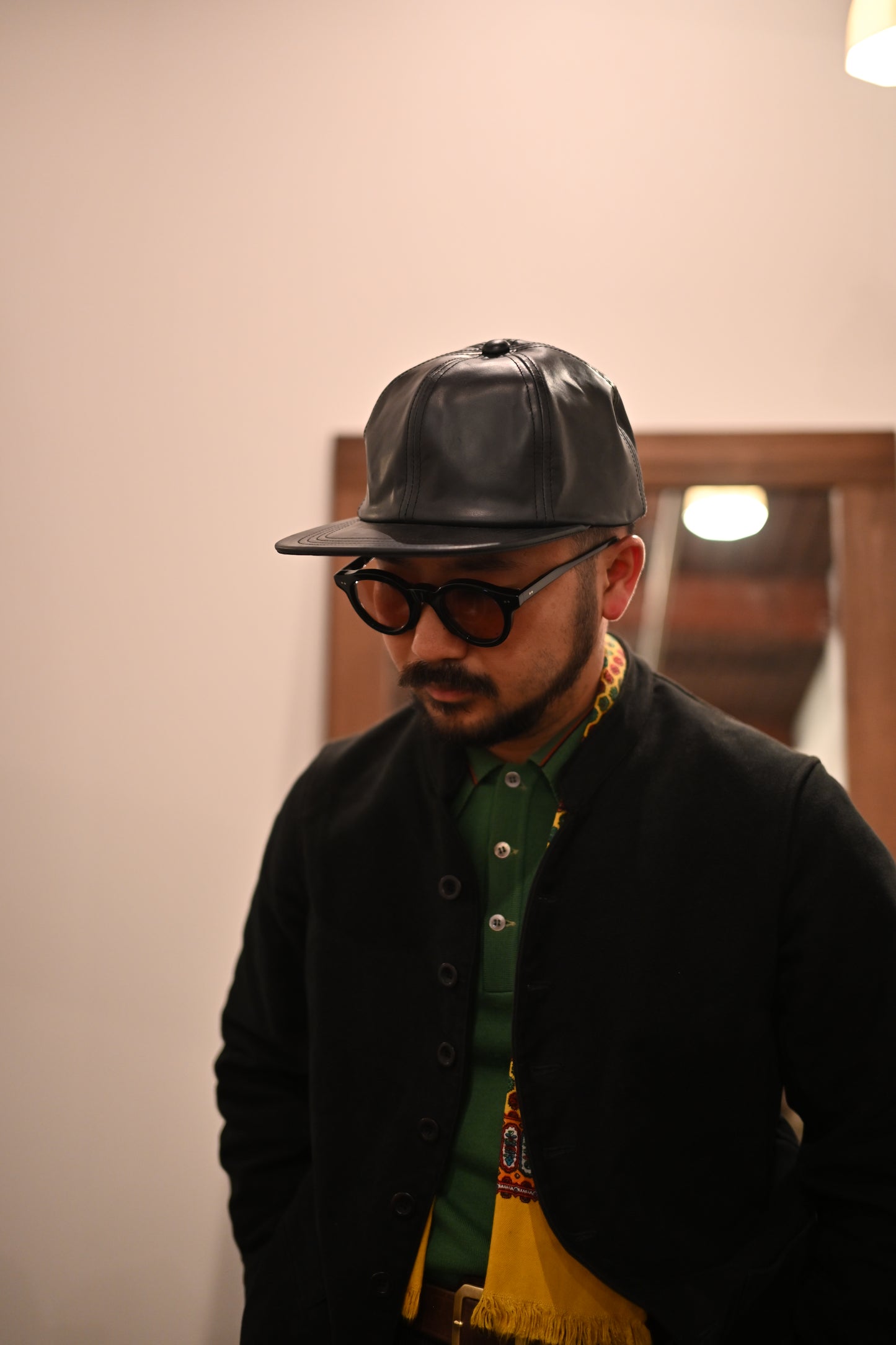 Albert Leather Cap