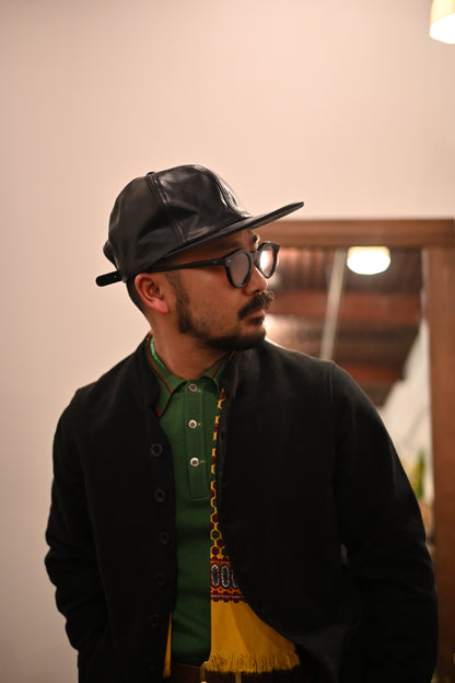 Albert Leather Cap