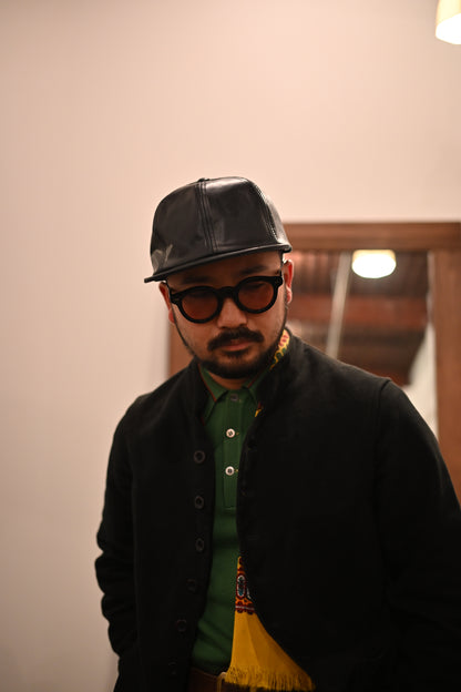 Albert Leather Cap