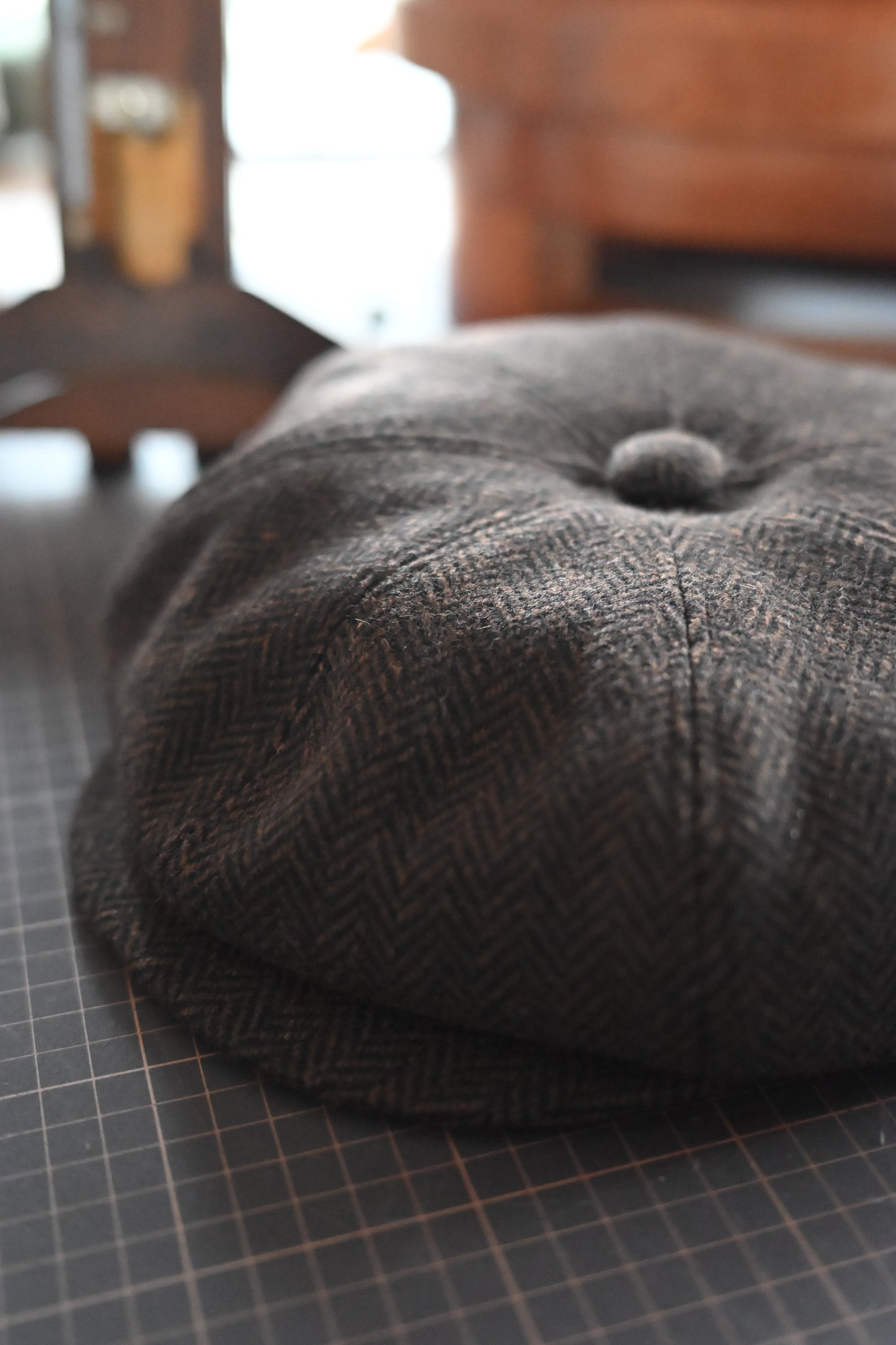 Worker tweed casquette