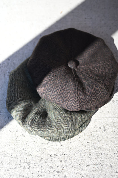 Worker tweed casquette