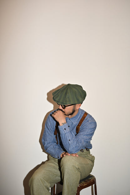 Worker linen casquette