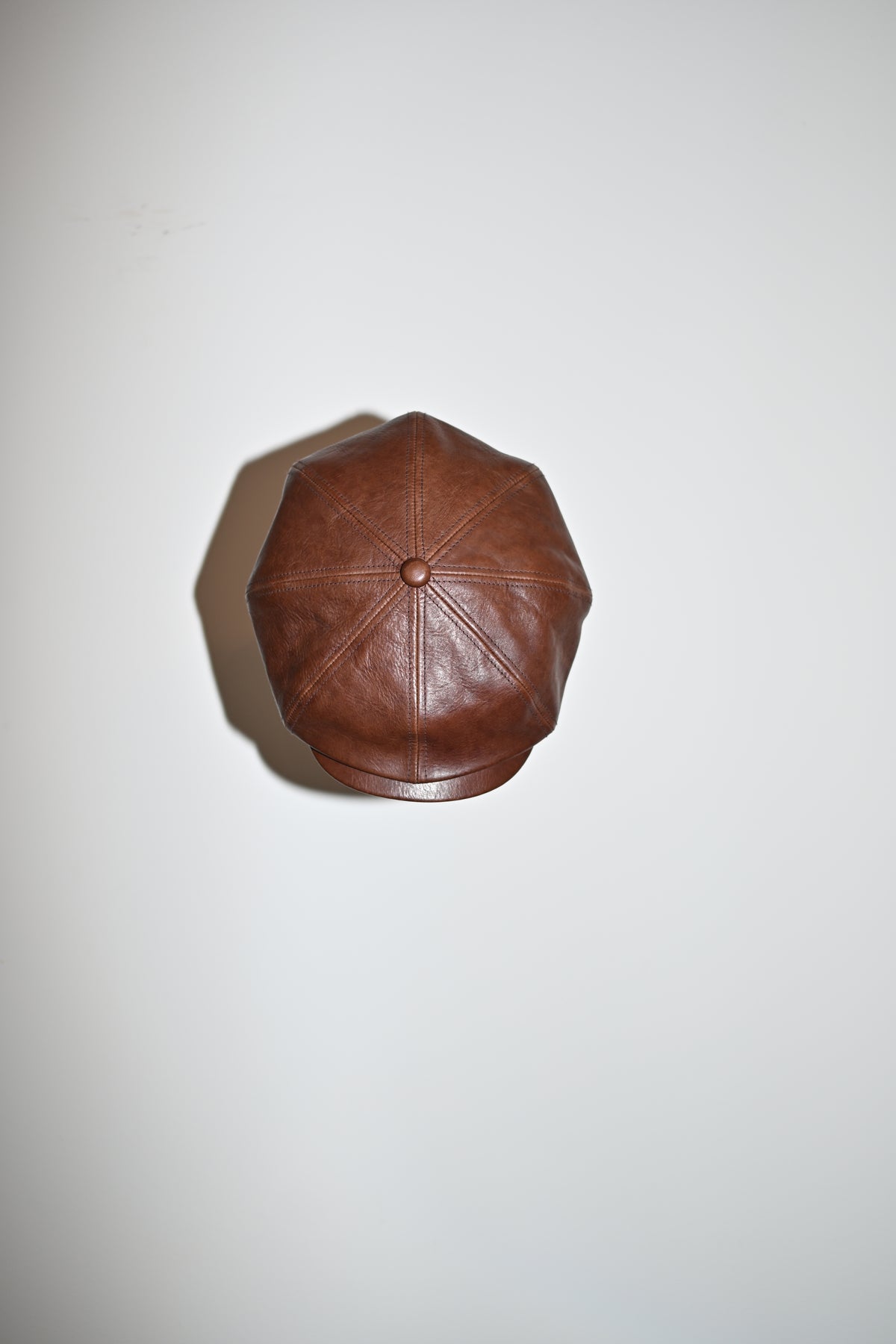 Worker Leather Casquette