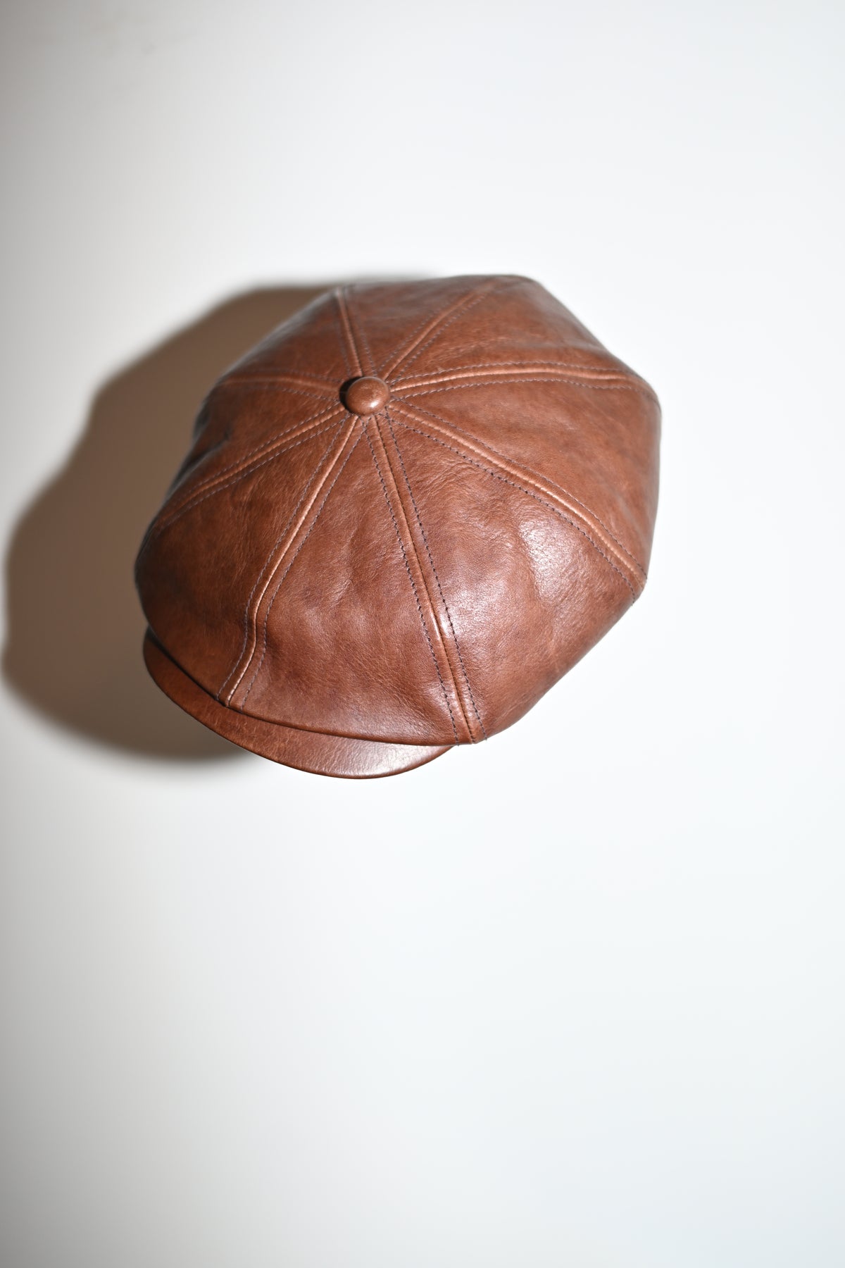 Worker Leather Casquette