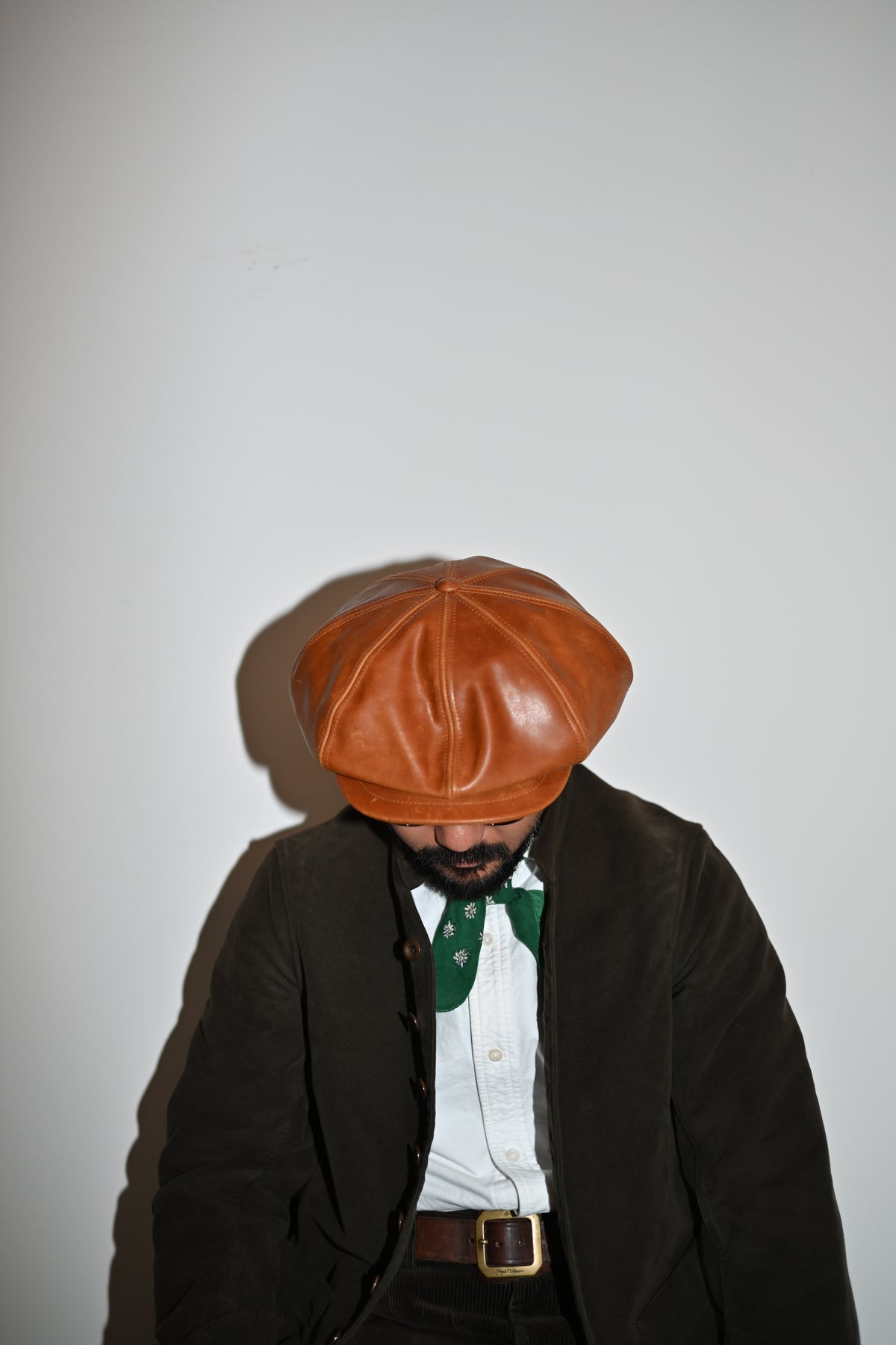 Worker Leather Casquette(受注生産）