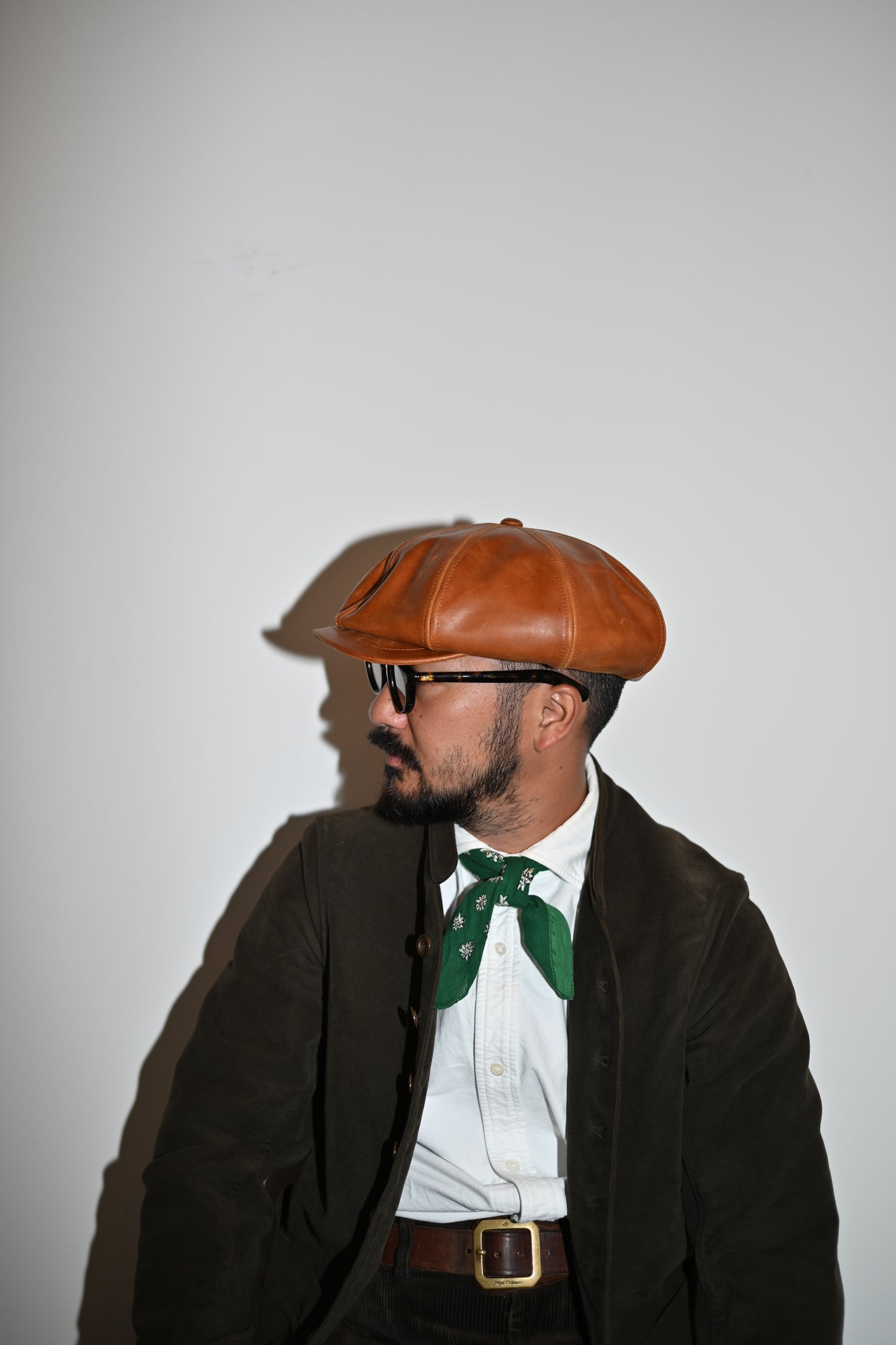Worker Leather Casquette(受注生産）