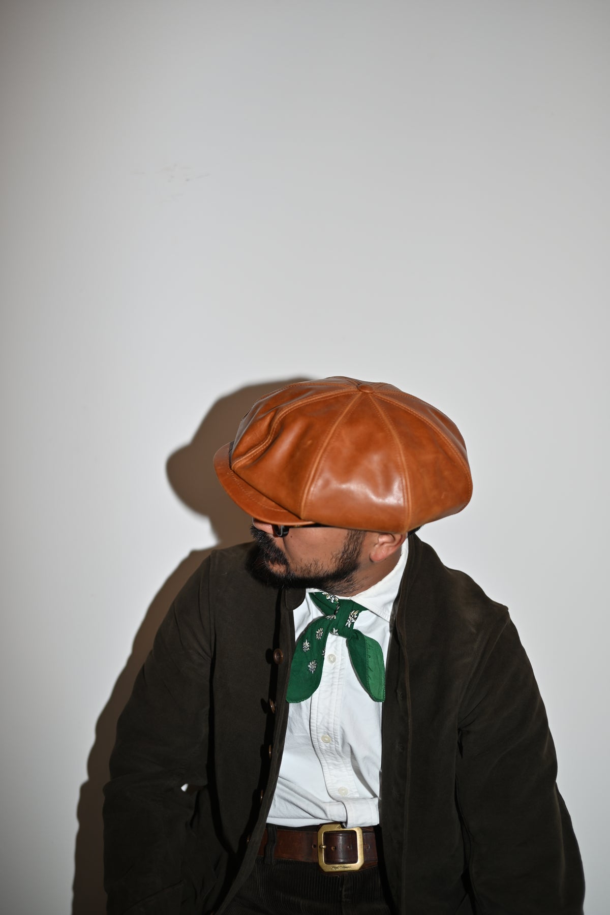 Worker Leather Casquette(受注生産）