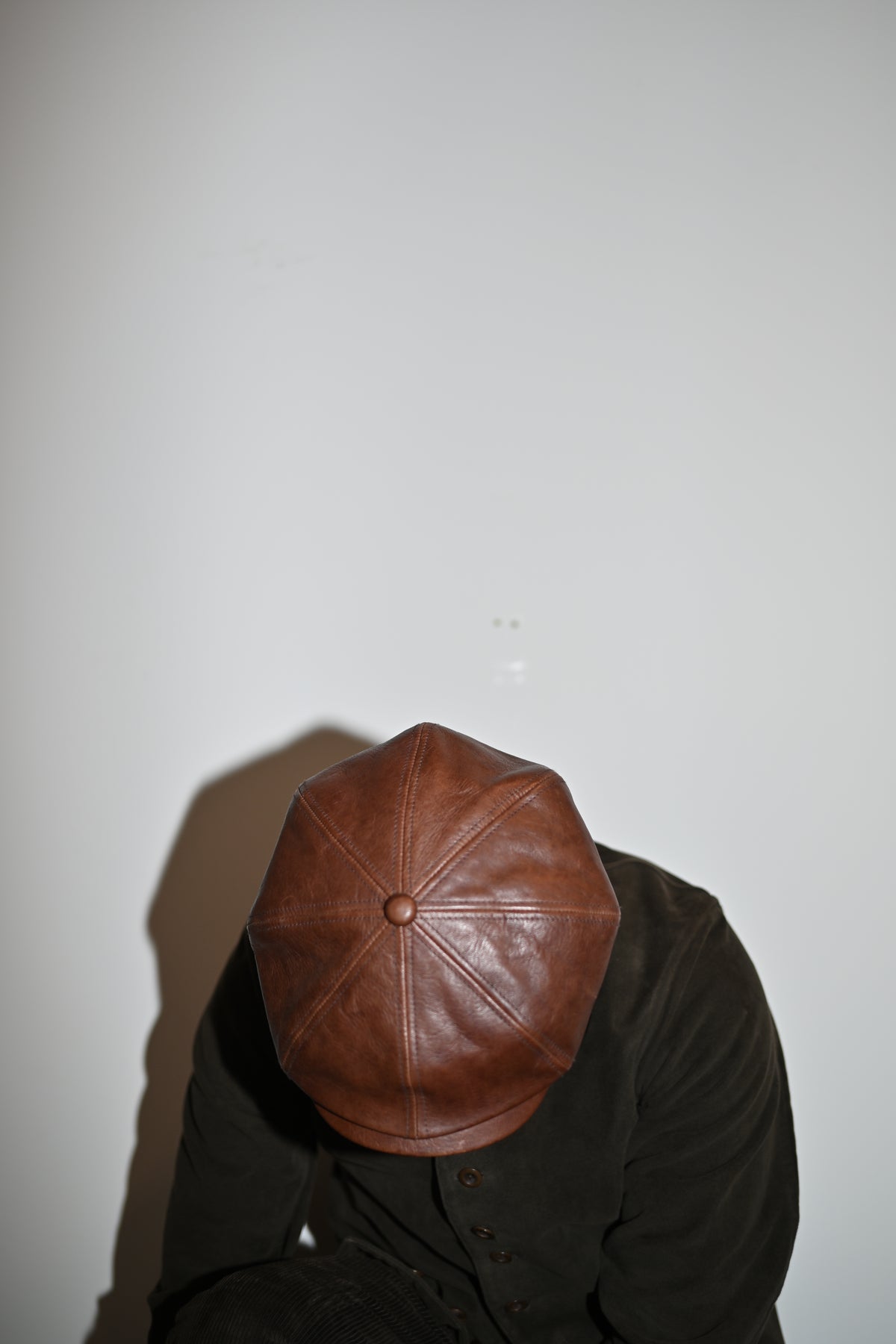 Worker Leather Casquette