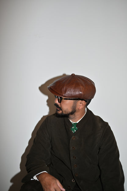 Worker Leather Casquette