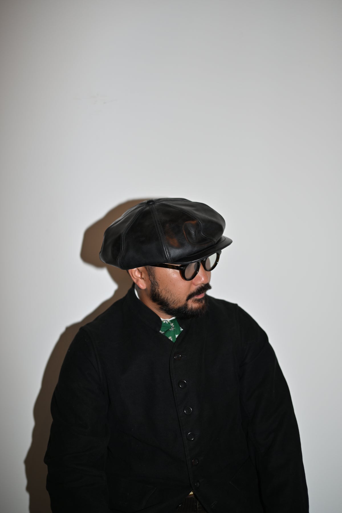 Worker Leather Casquette(受注生産）