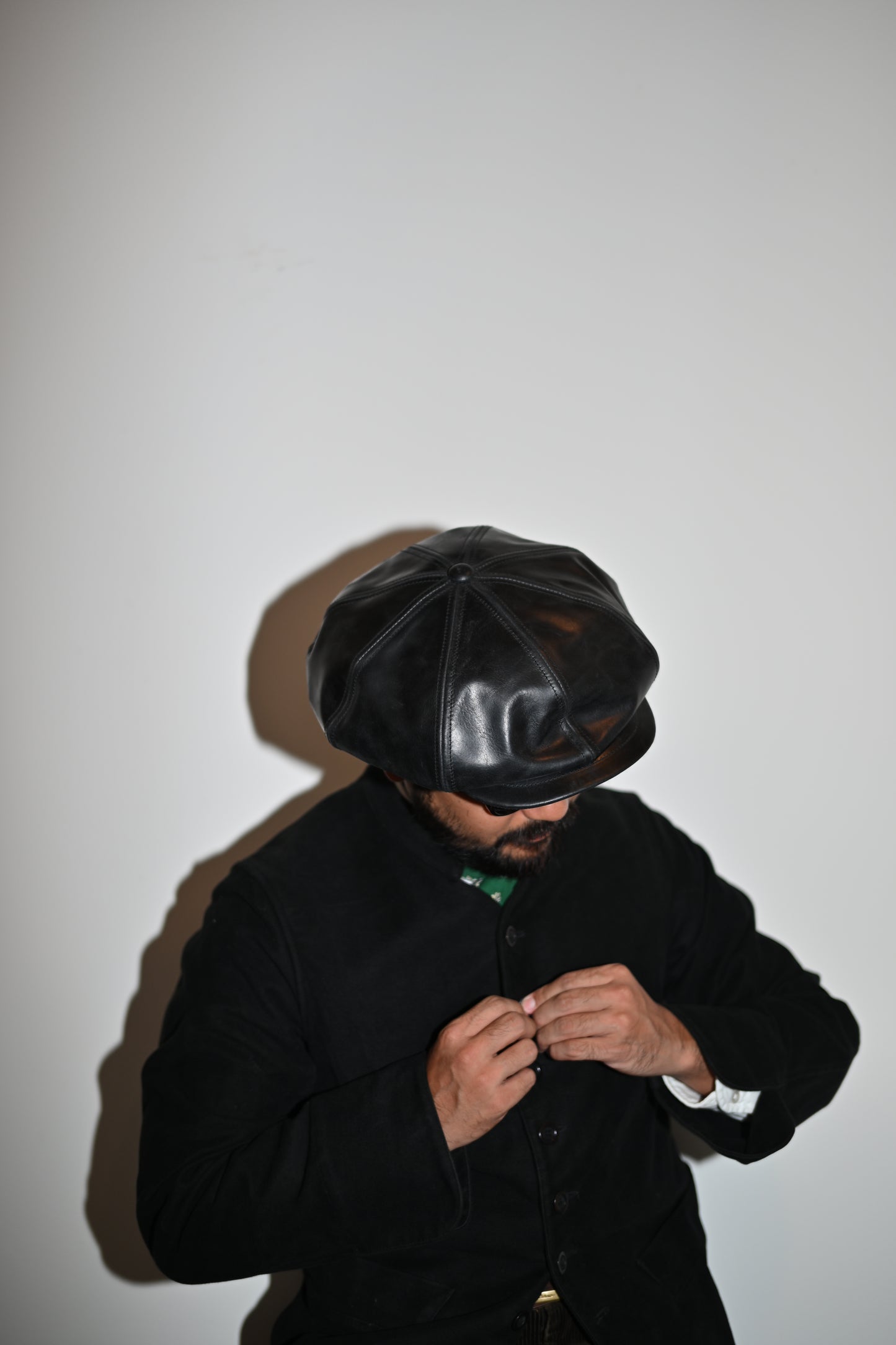 Worker Leather Casquette(受注生産）