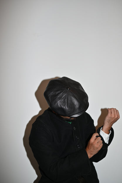 Worker Leather Casquette