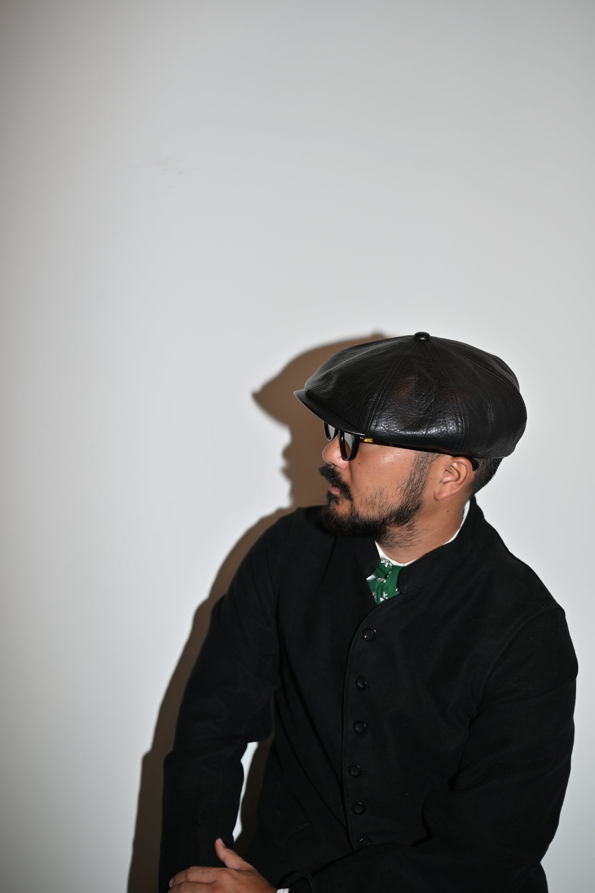 Worker Leather Casquette