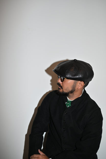 Worker Leather Casquette