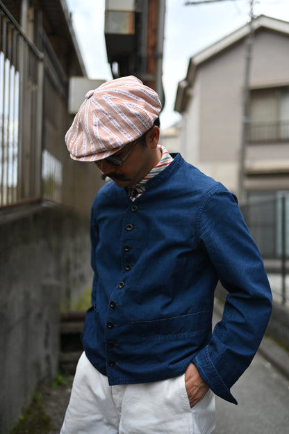 Worker linen casquette