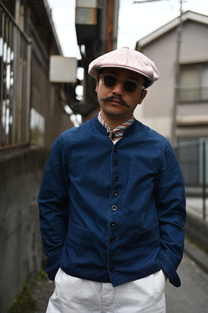 Worker linen casquette