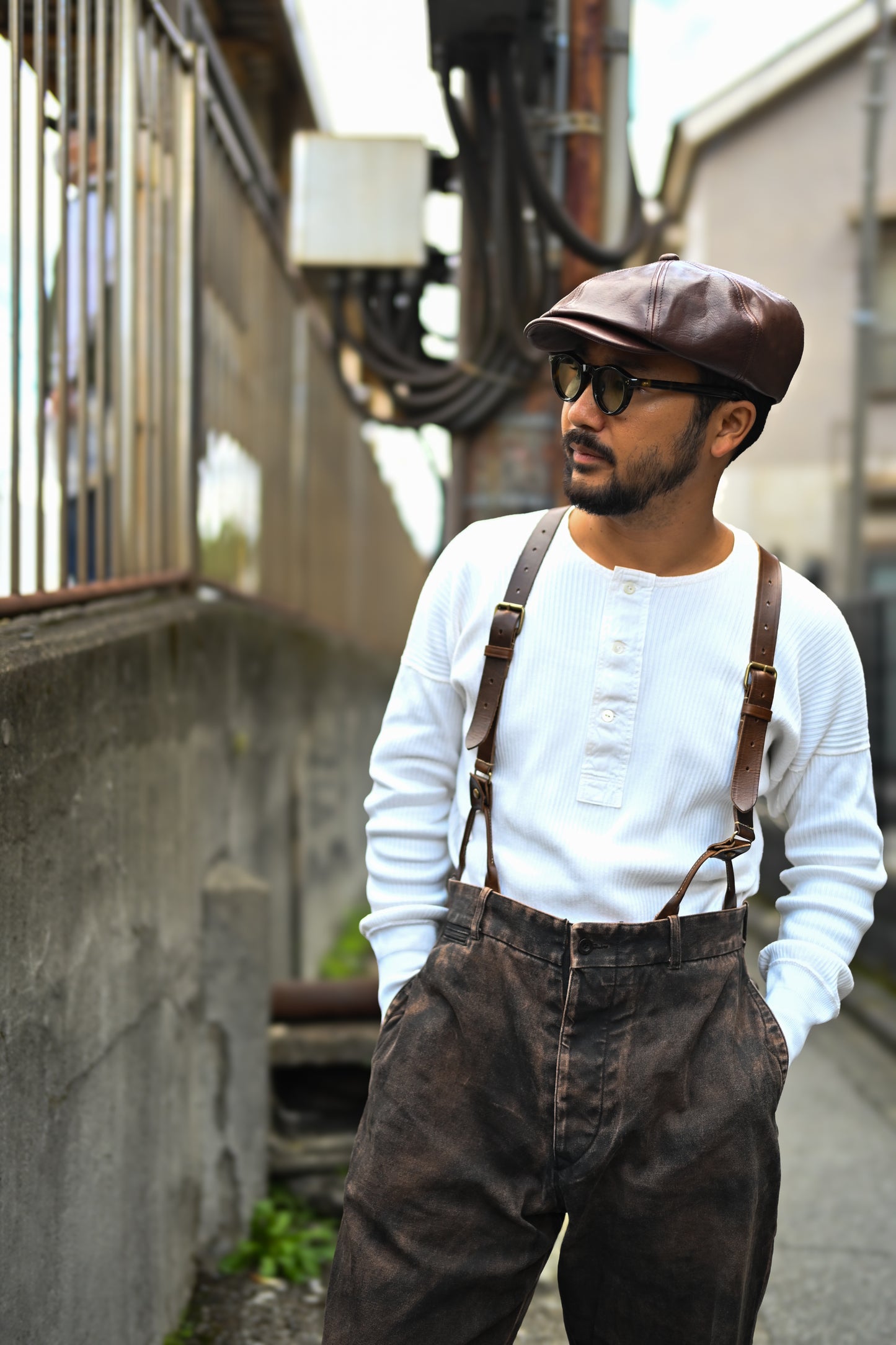 Horse Leather Casquette