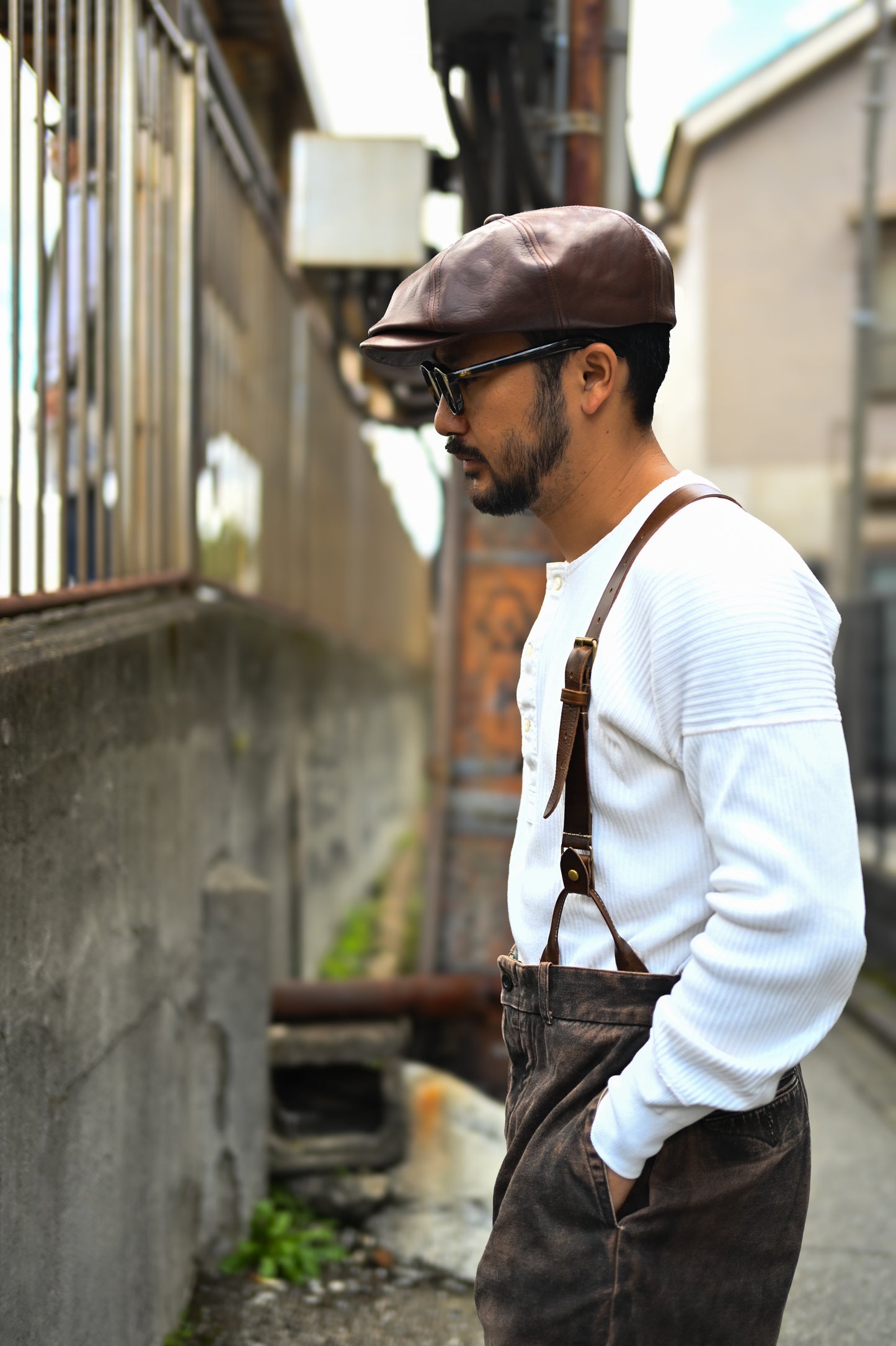 Horse Leather Casquette