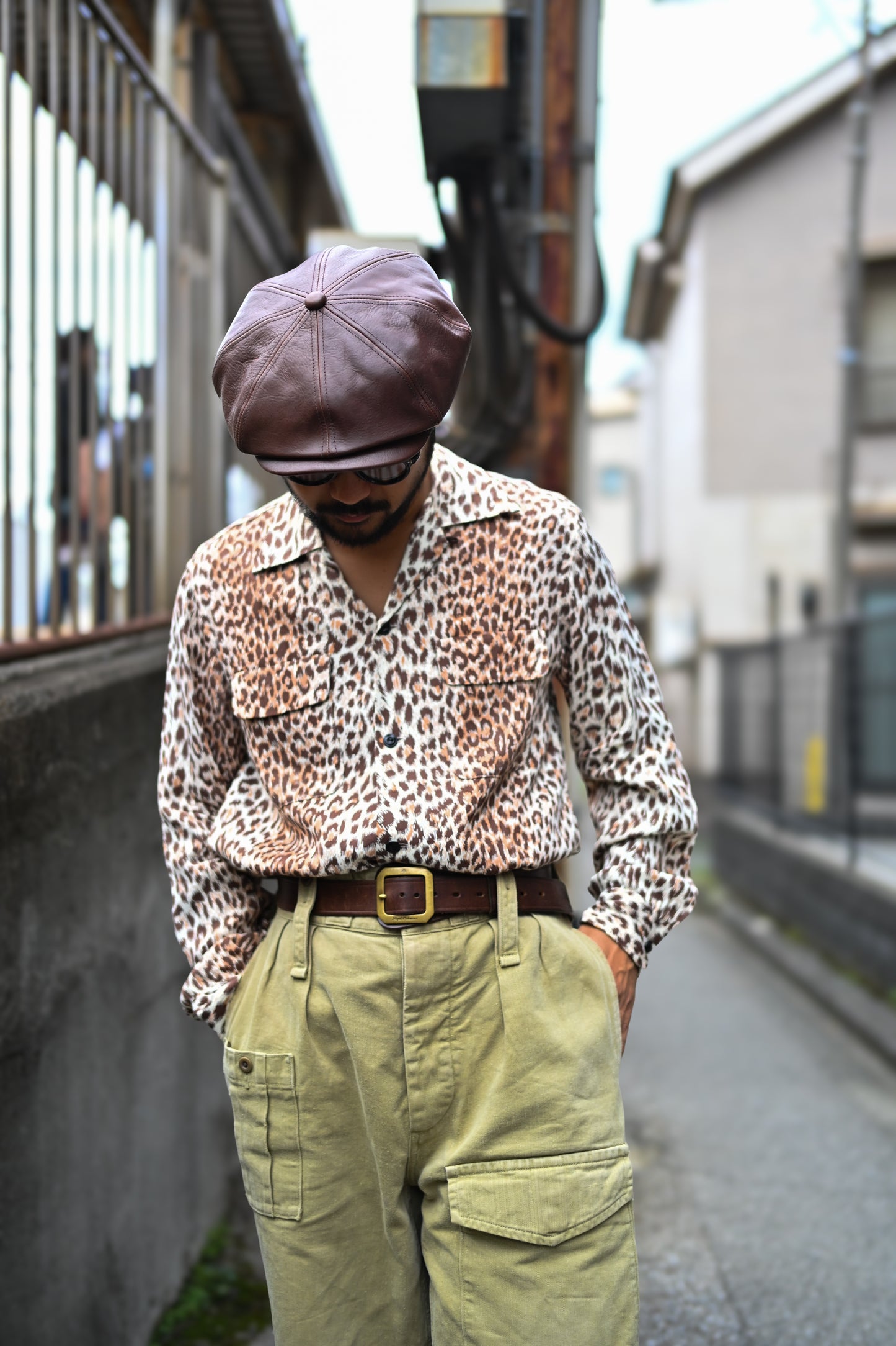 Horse Leather Casquette