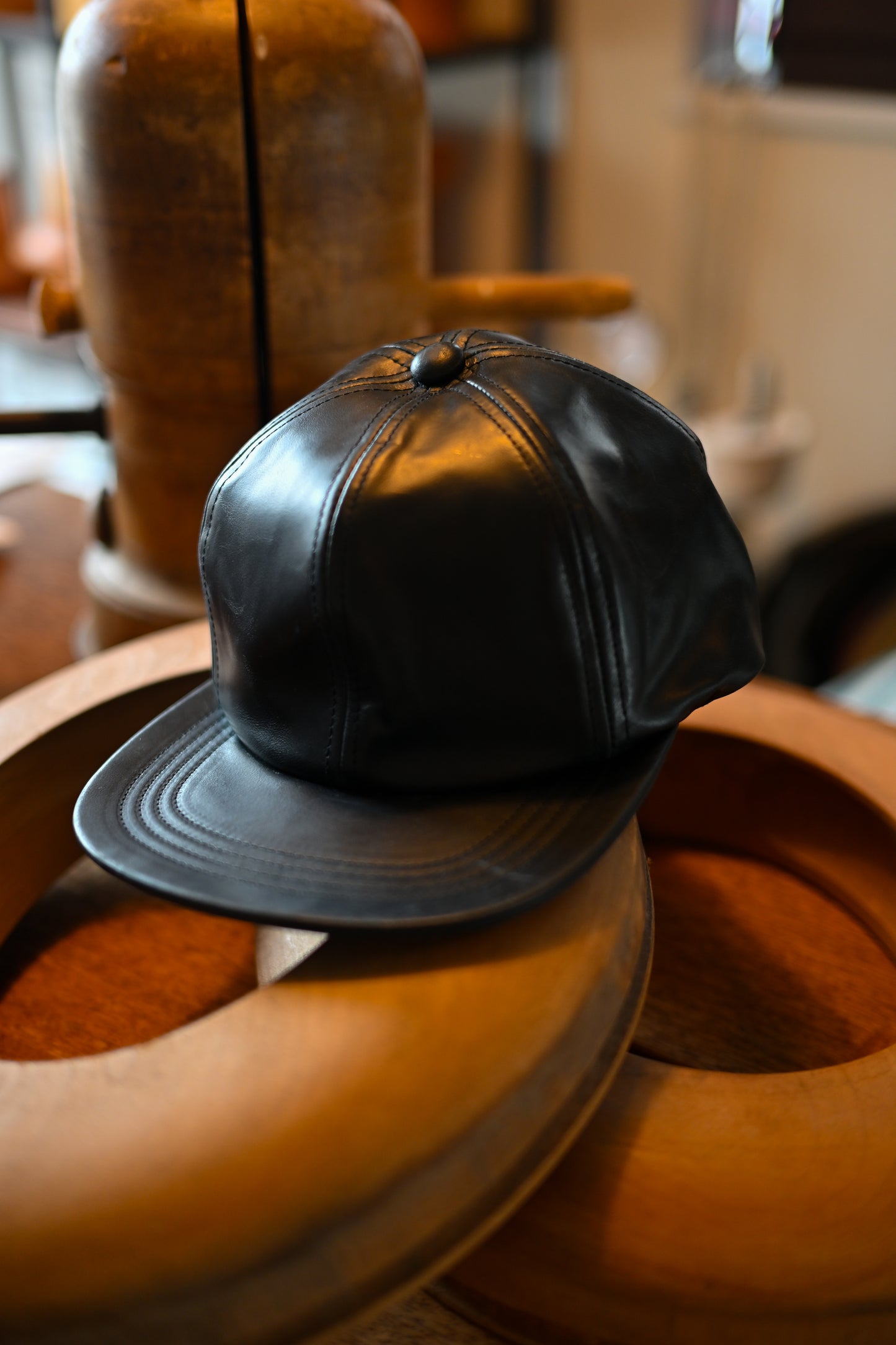 albert leather Cap
