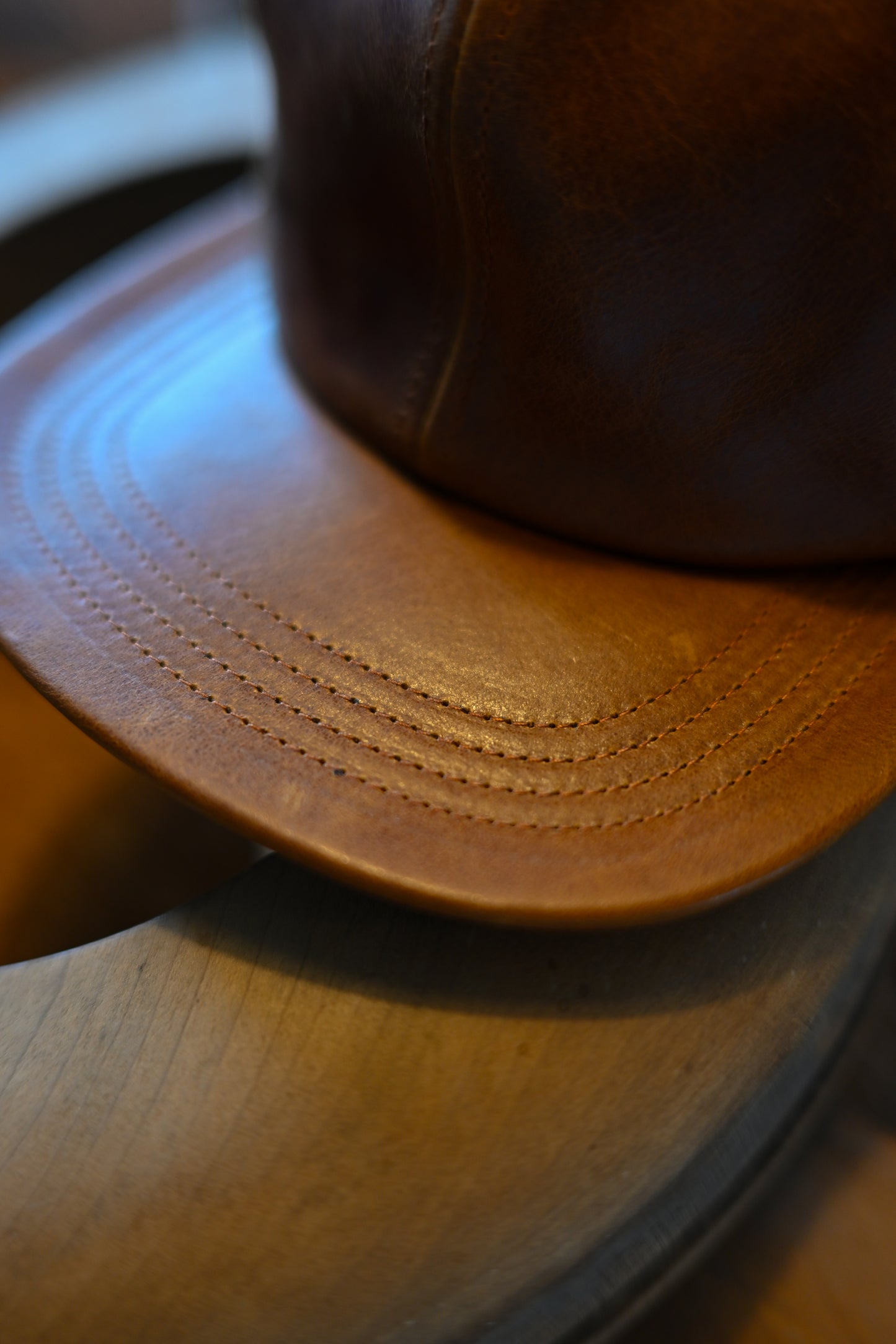albert leather Cap