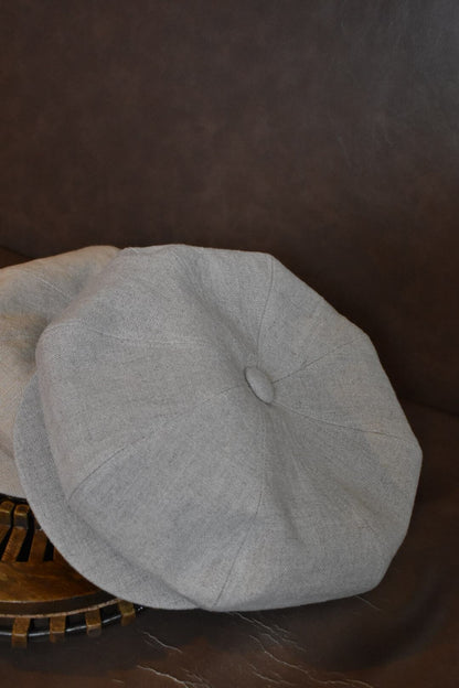 Worker linen casquette