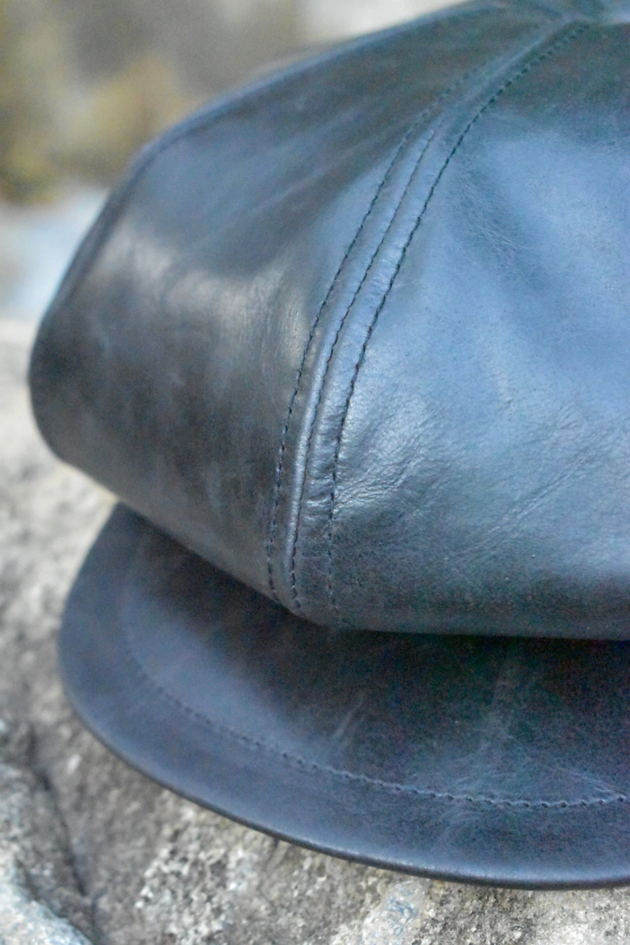 Worker Leather Casquette