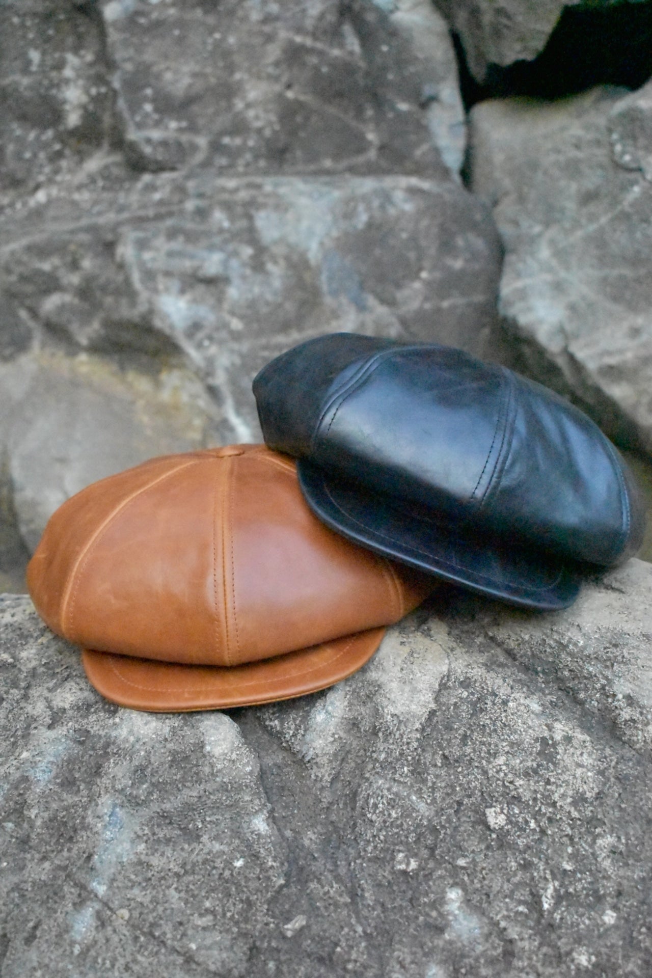 Worker Leather Casquette