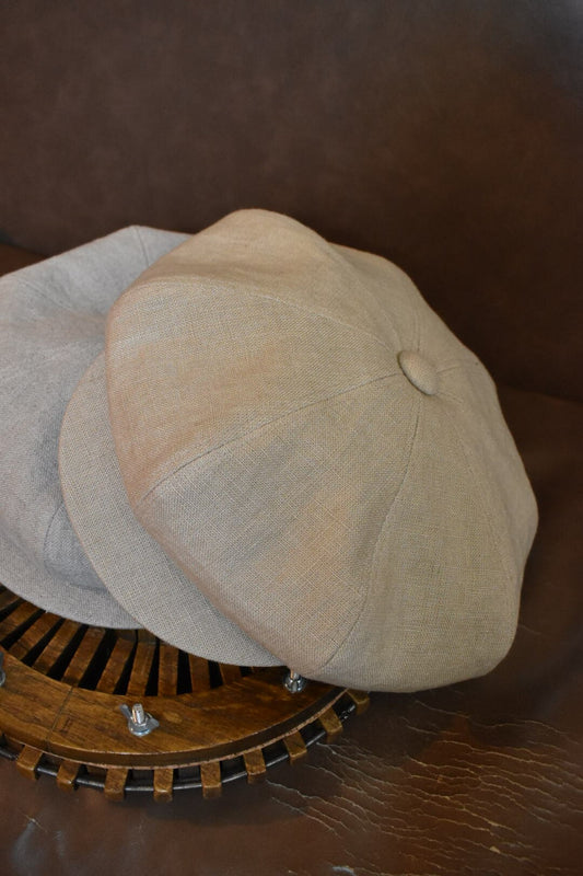 Worker linen casquette