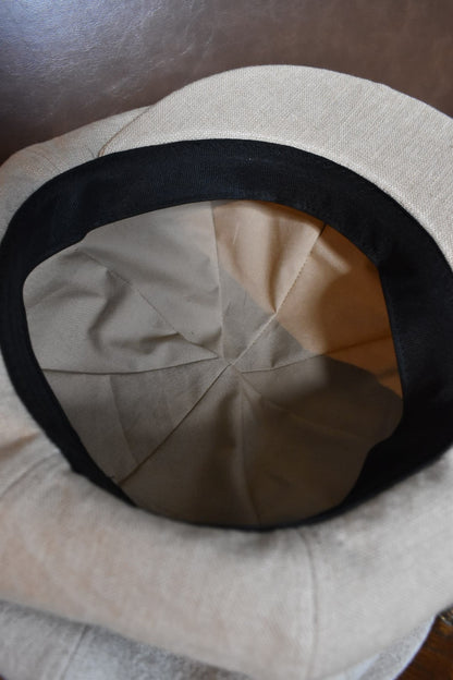 Worker linen casquette